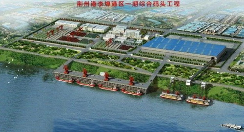湖北一永久性砂石集并中心建成，總投資約2.5億元，年設(shè)計(jì)吞吐量360萬噸